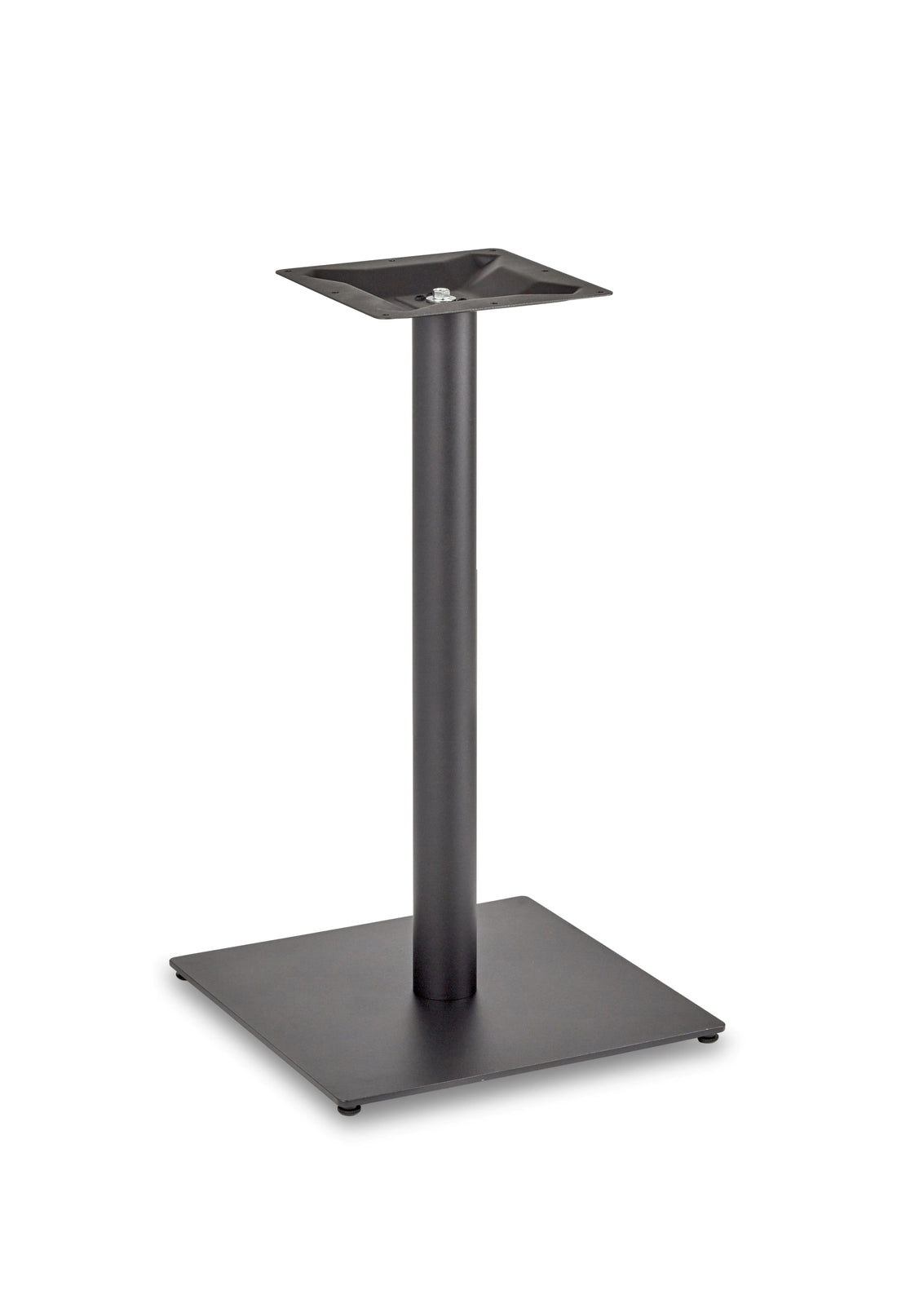 Profile Square Large Rt Table Base - Profile - Square Large Mid Height (Round Tube) (Black) - view 1