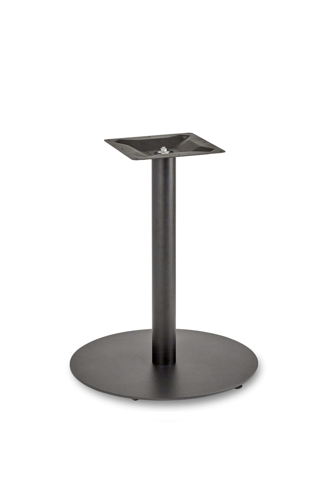 Profile Round Large Rt Table Base - Profile -  Round Large Dining (Round Tube) (Black) - view 1