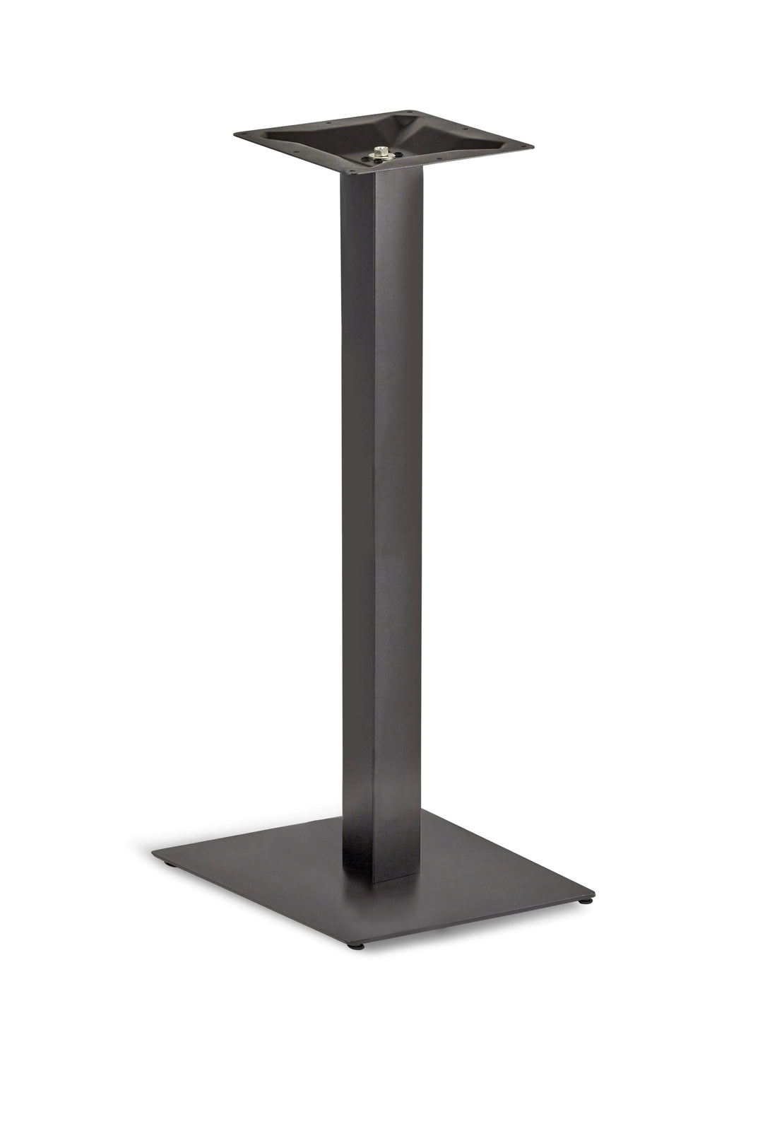 Profile Square Small St Table Base - Profile - Square Small Poseur (Square Tube) (Black) - view 1