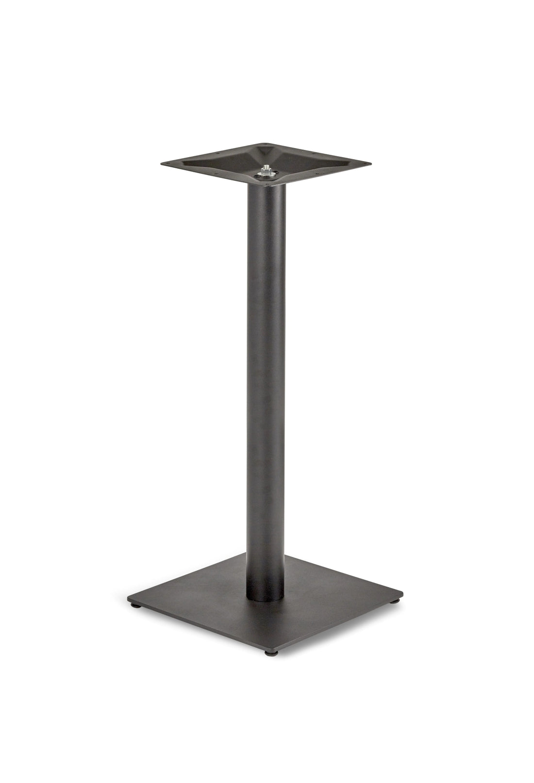 Profile Square Small Rt Table Base - Profile - Square Small Mid Height (Round Tube) (Black) - view 1