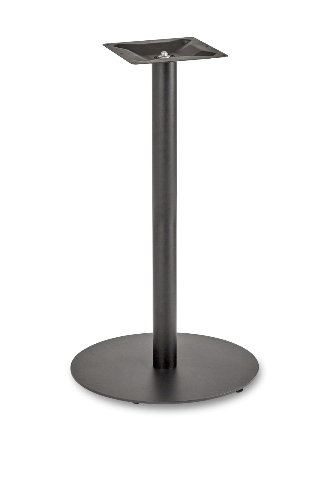 Profile Round Large Rt Table Base - Profile -  Round Large Poseur (Round Tube) (Black) - view 1