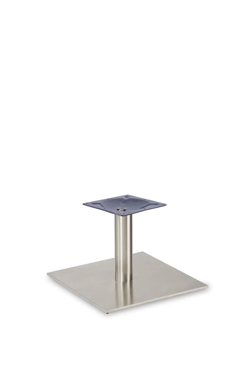 Profile Square Large Rt Ss Table Base - Profile - Square Large Coffee SS (Round Tube) - view 1