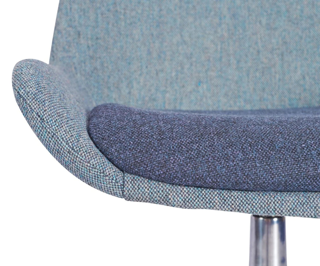 Brooklyn Manhattan Castor - Brooklyn Side Chair - Manhattan Base with Castors (Alu) - view 5