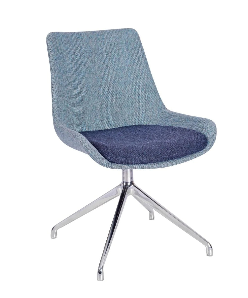 Brooklyn Manhattan Glide - Brooklyn Side Chair - Manhattan Glide Base (Alu) - view 1