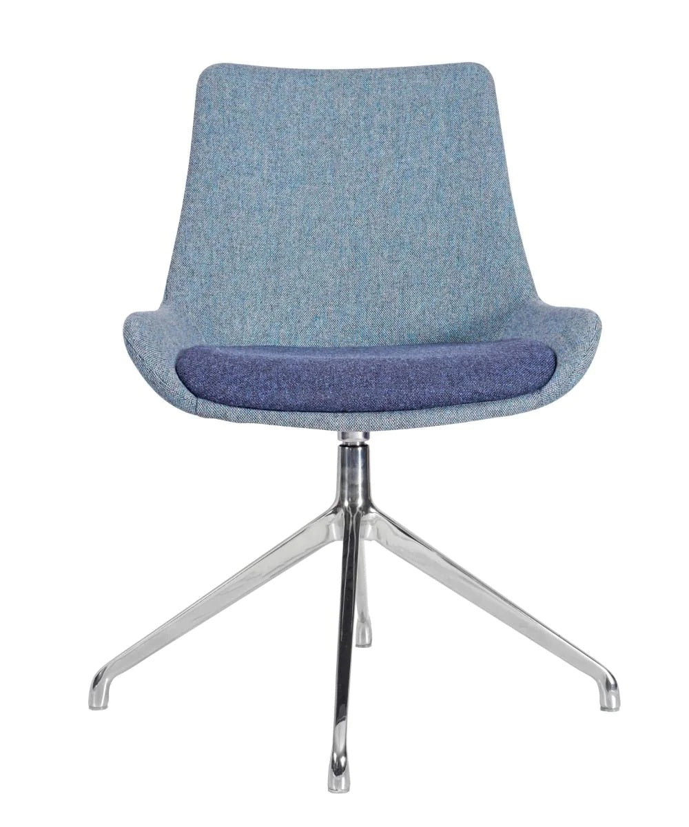 Brooklyn Manhattan Glide - Brooklyn Side Chair - Manhattan Glide Base (Alu) - view 3