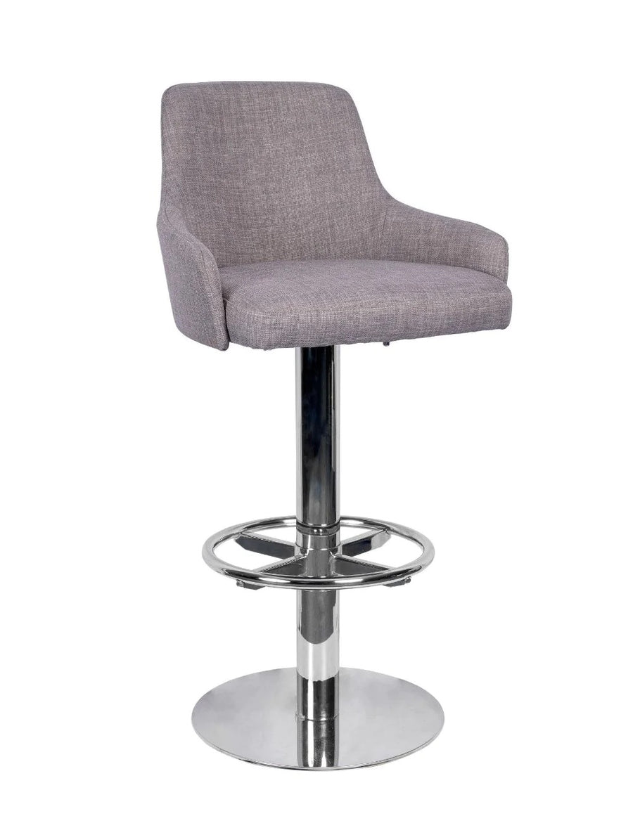 Camden High Stool Keele Polished Steel - 63821 - view 1