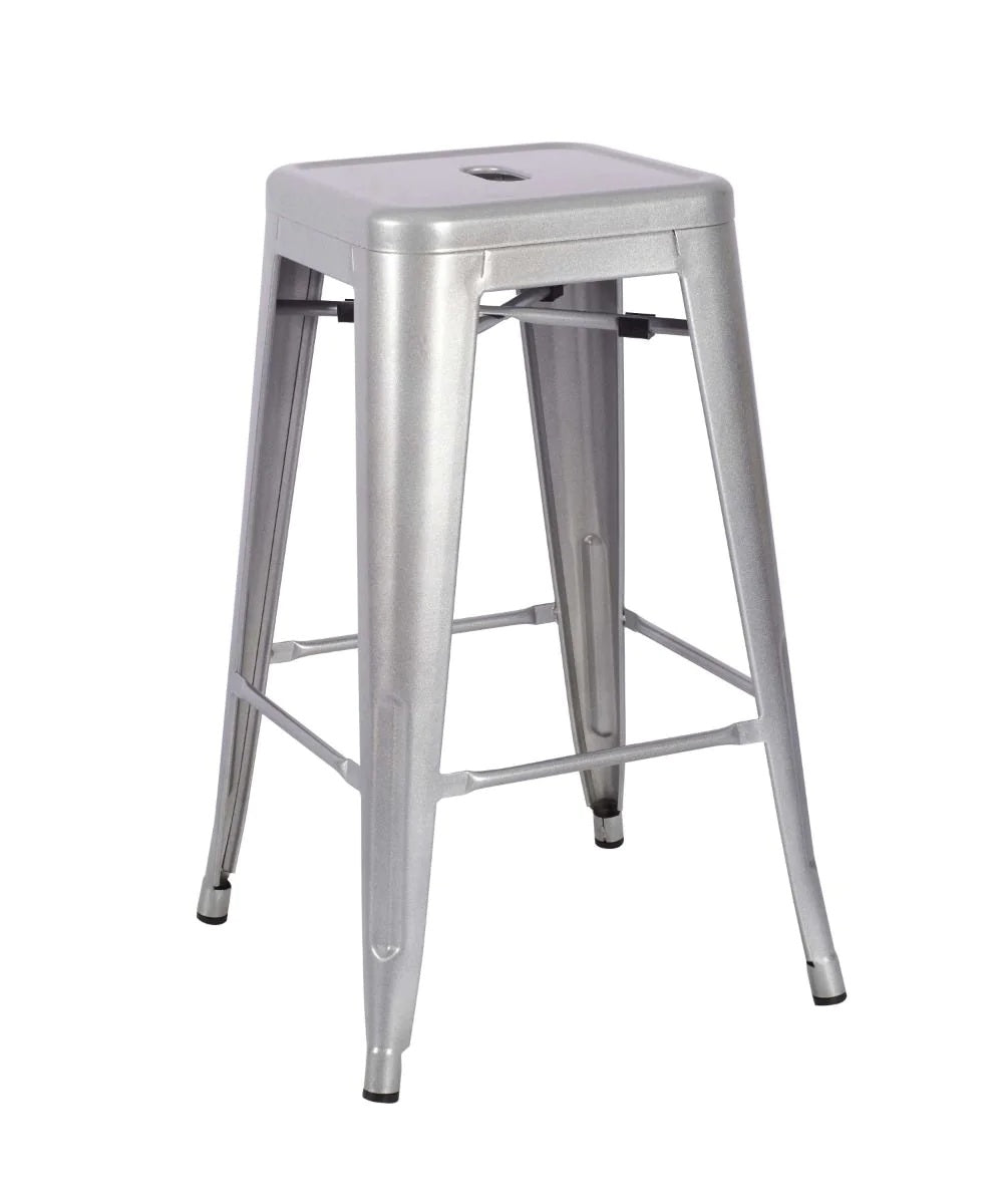 Paris Mid Height Stool - Grey - Paris Mid Height Stool (Grey) - view 1