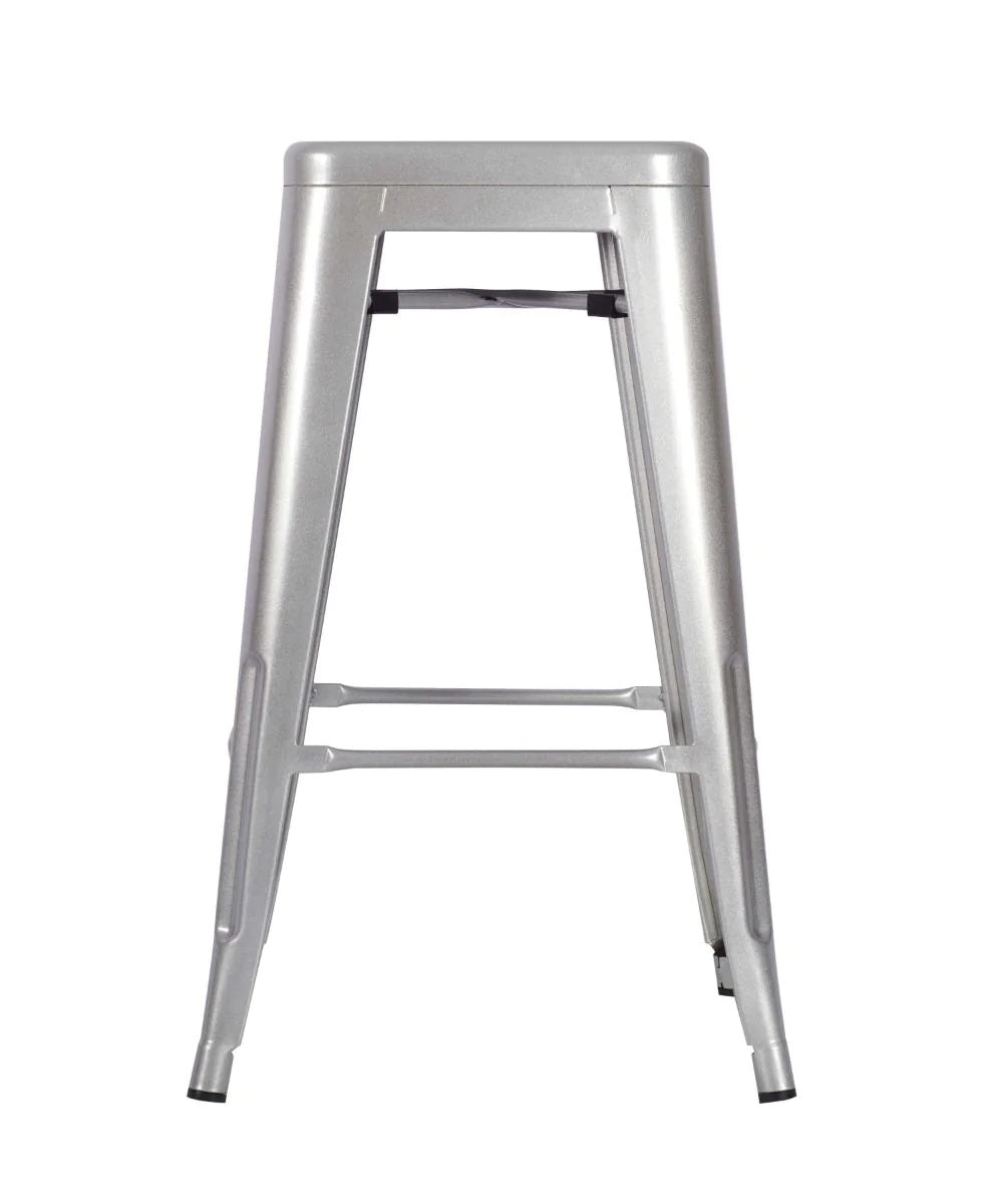 Paris Mid Height Stool - Grey - Paris Mid Height Stool (Grey) - view 2