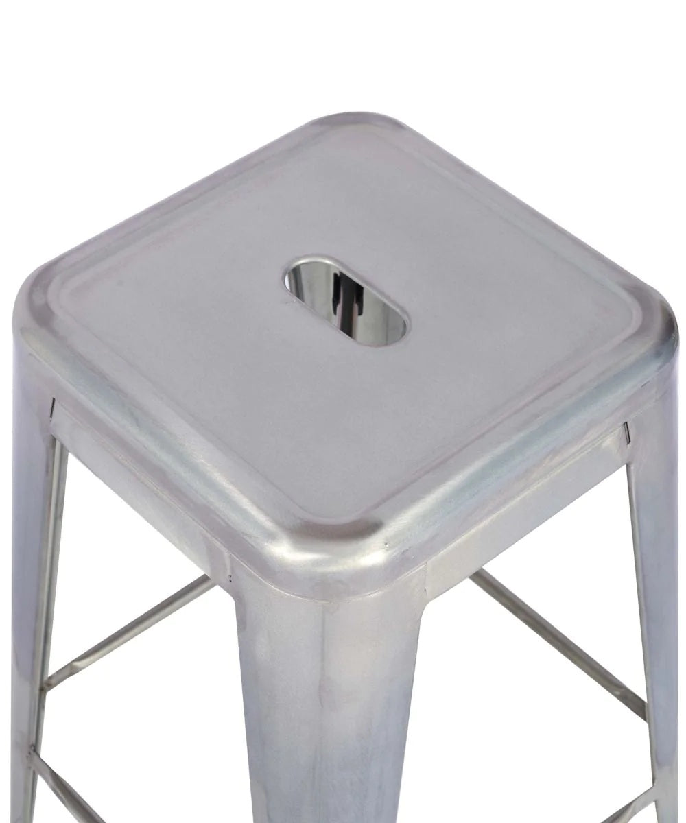 Paris Mid Height Stool - Grey - Paris Mid Height Stool (Grey) - view 4