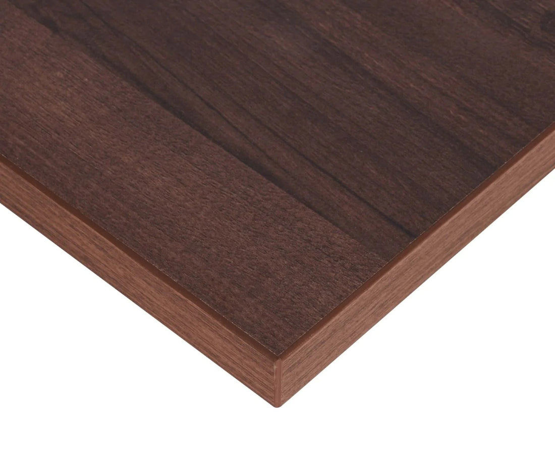 Egger Tobacco Pacific Walnut Laminate Top - Laminate Top SQ80 - Tobacco Pacific Walnut (Matching Edge) - view 1