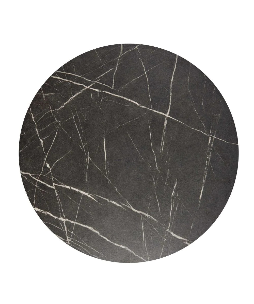 Egger Black Pietra Grigia Laminate Top - Matching Edge - Laminate Top RD60 - Black Pietra Grigia (Matching Edge) - view 1