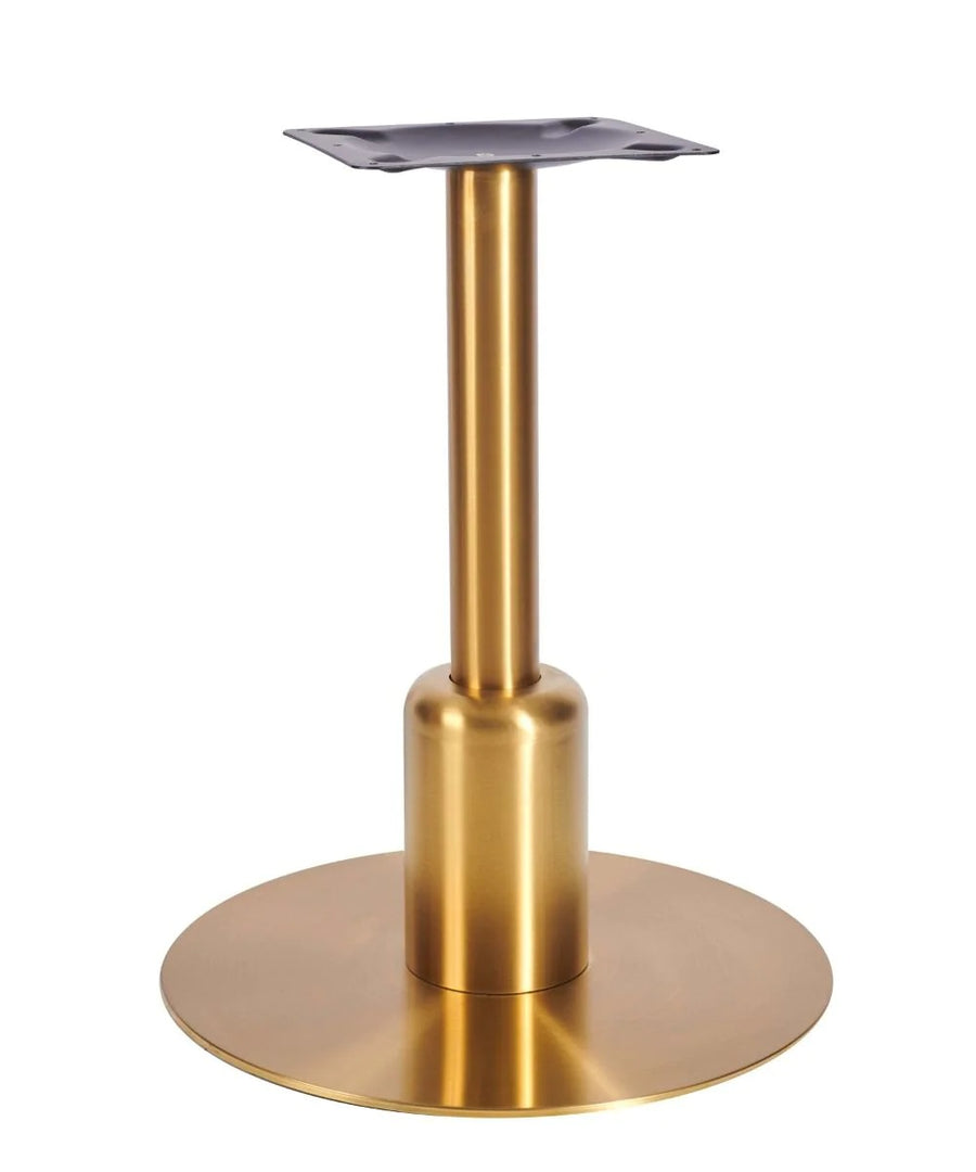 Titan Large All Brass Table Base *3 Sleeve Height Options Available - Titan Large Base (Brass) Dining 250mm Sleeve - view 1