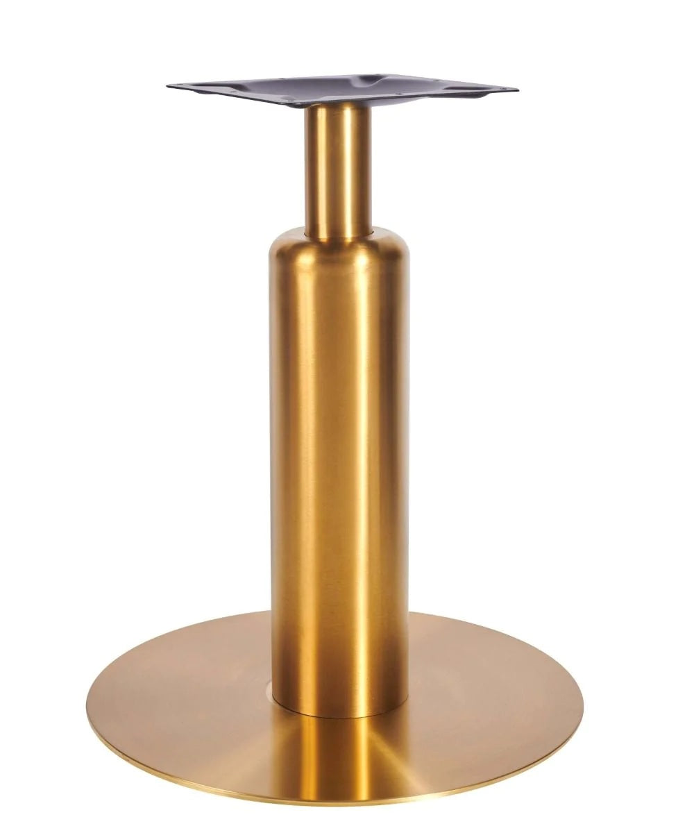 Titan Large All Brass Table Base *3 Sleeve Height Options Available - Titan Large Base (Brass) Dining 540mm Sleeve - view 1