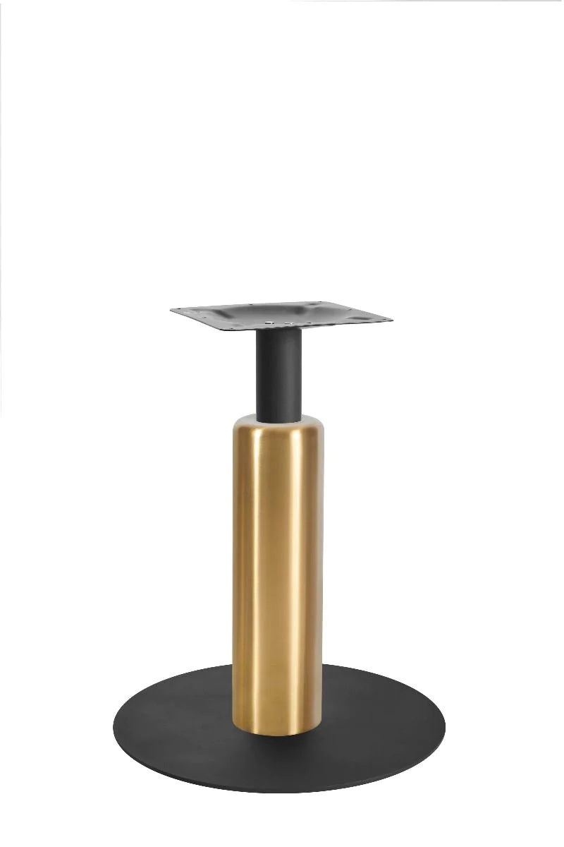 Titan Large All Black Table Base *3 Sleeve Height Options Available - Titan Large Base (Black) Dining (Blk) 540mm Sleeve (Brs) - view 1