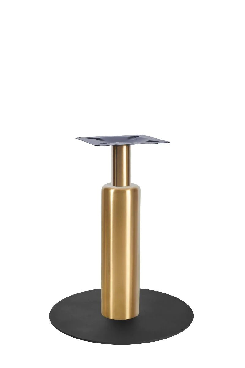 Titan Large All Black Table Base *3 Sleeve Height Options Available - Titan Large Base (Black) Dining (Brs) 540mm Sleeve (Brs) - view 1