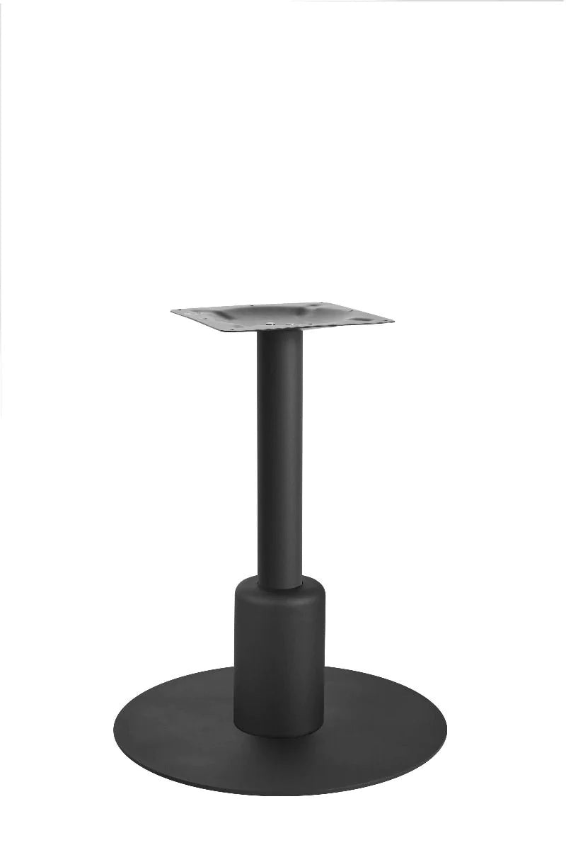Titan Large All Black Table Base *3 Sleeve Height Options Available - Titan Large Base (Black) Dining 250mm Sleeve Black - view 1