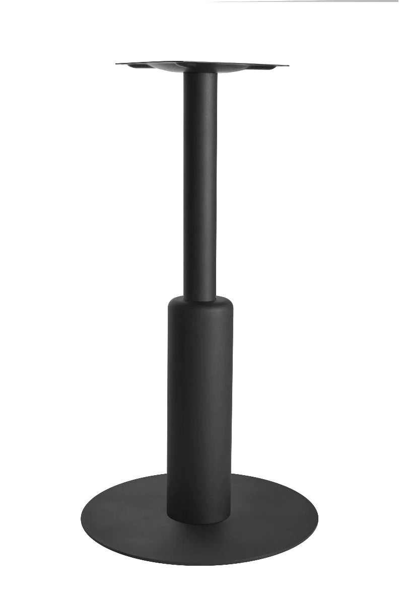Titan Large All Black Table Base *3 Sleeve Height Options Available - Titan Large Base (Black) Poseur 540mm Sleeve Black - view 1