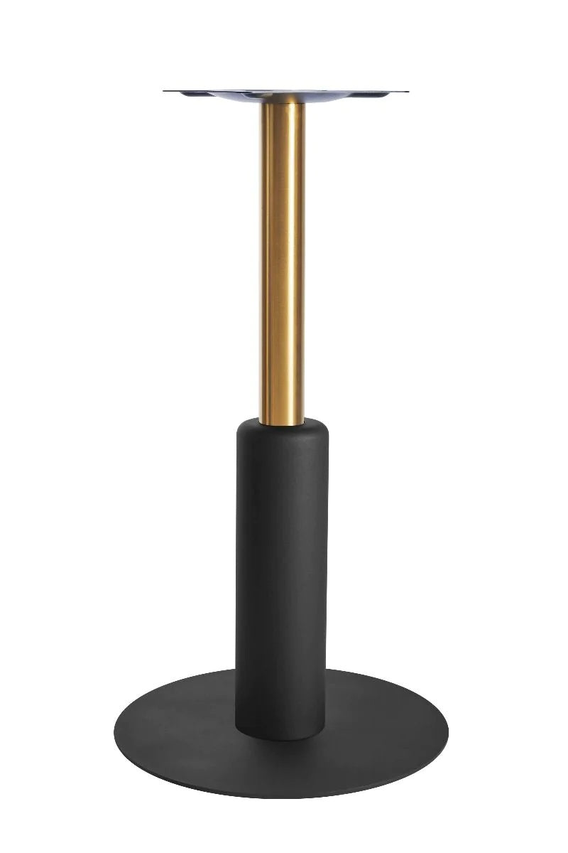 Titan Large All Black Table Base *3 Sleeve Height Options Available - Titan Large Base (Black) Dining 540mm Sleeve Blk - view 1