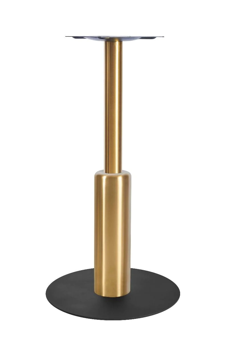 Titan Large All Black Table Base *3 Sleeve Height Options Available - Titan Large Base (Black) Poseur (Brs) 540mm Sleeve Brs - view 1