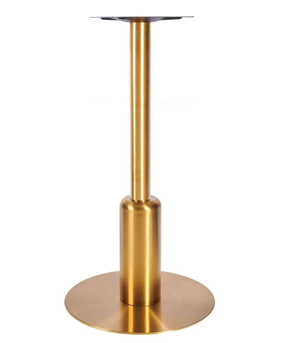 Titan Large All Brass Table Base *3 Sleeve Height Options Available - Titan Large Base (Brass) Poseur 365mm Sleeve - view 1