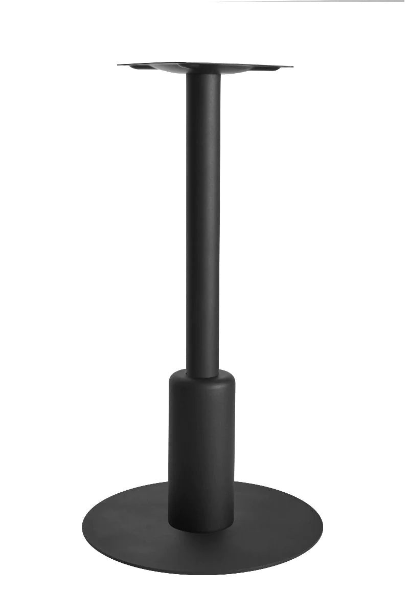 Titan Large All Black Table Base *3 Sleeve Height Options Available - Titan Large Base (Black) Poseur 365mm Sleeve Black - view 1