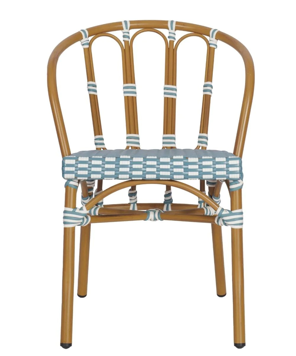 Bordeaux Side Chair - Bordeaux Side Chair (Blue & White) - view 2