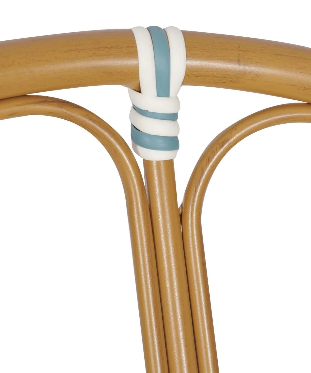 Bordeaux Side Chair - Bordeaux Side Chair (Blue & White) - view 5