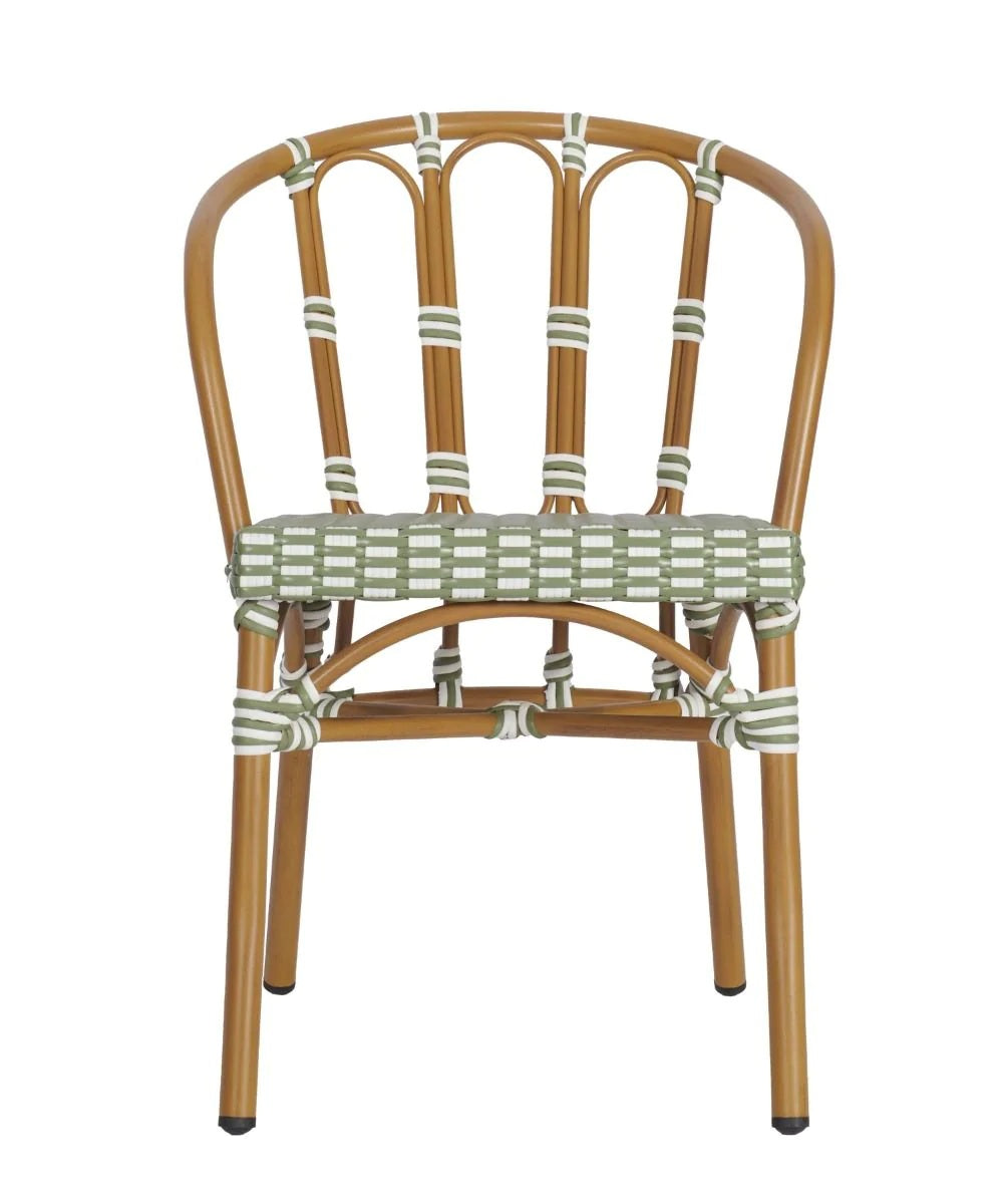 Bordeaux Side Chair - Bordeaux Side Chair (Green & White) - view 2
