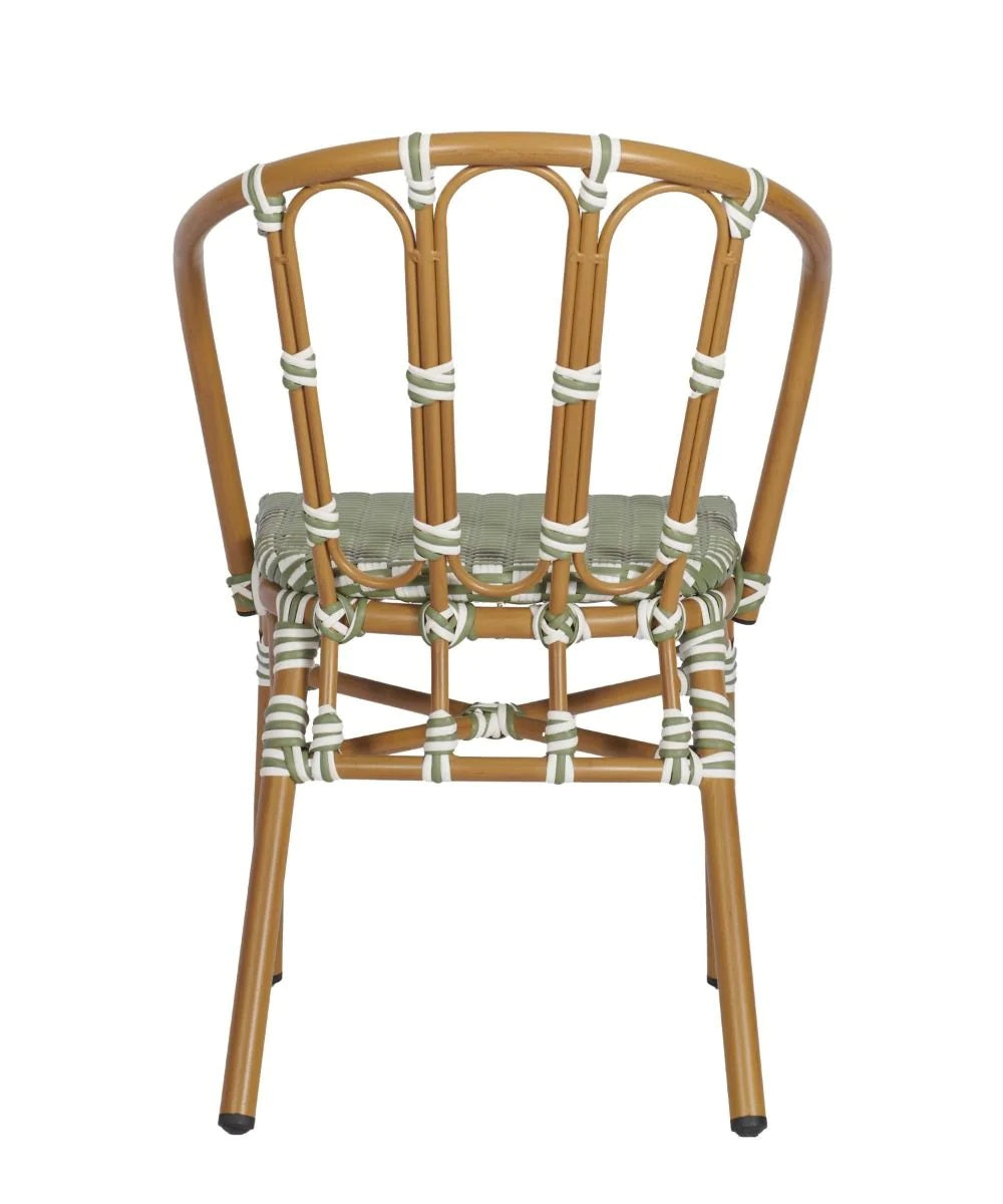 Bordeaux Side Chair - Bordeaux Side Chair (Green & White) - view 4