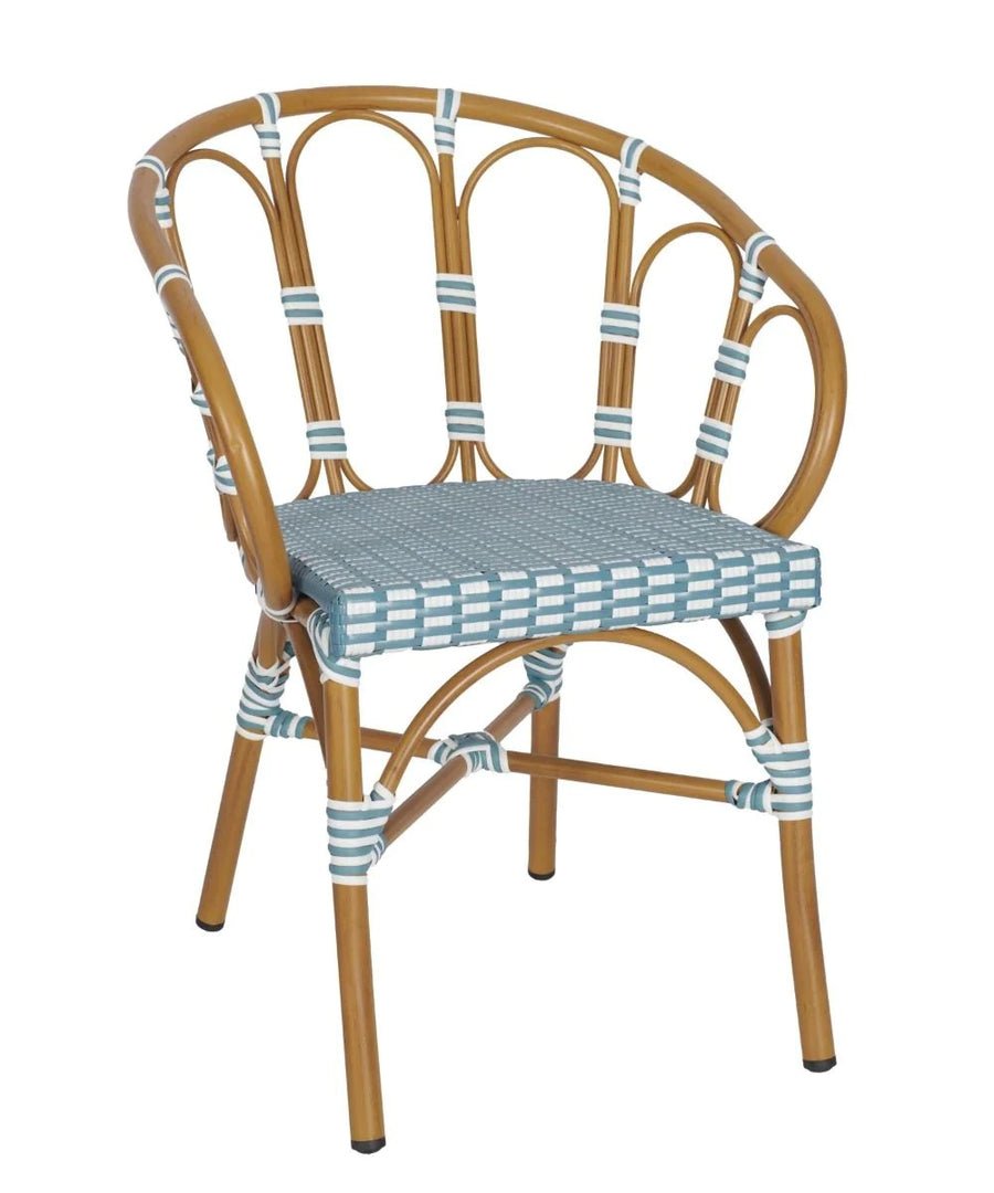 Bordeaux Armchair - Bordeaux Armchair (Blue & White) - view 1