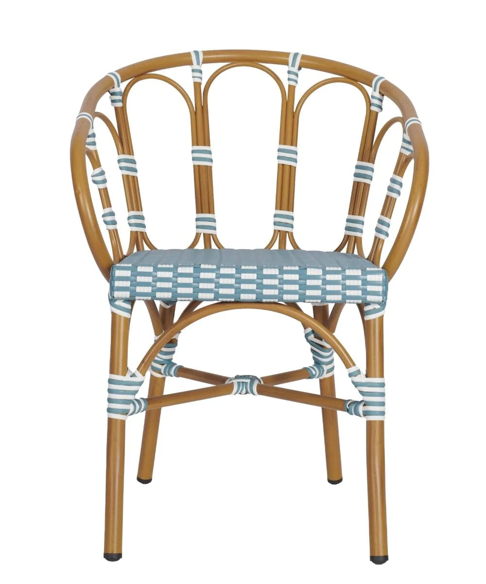 Bordeaux Armchair - Bordeaux Armchair (Blue & White) - view 2