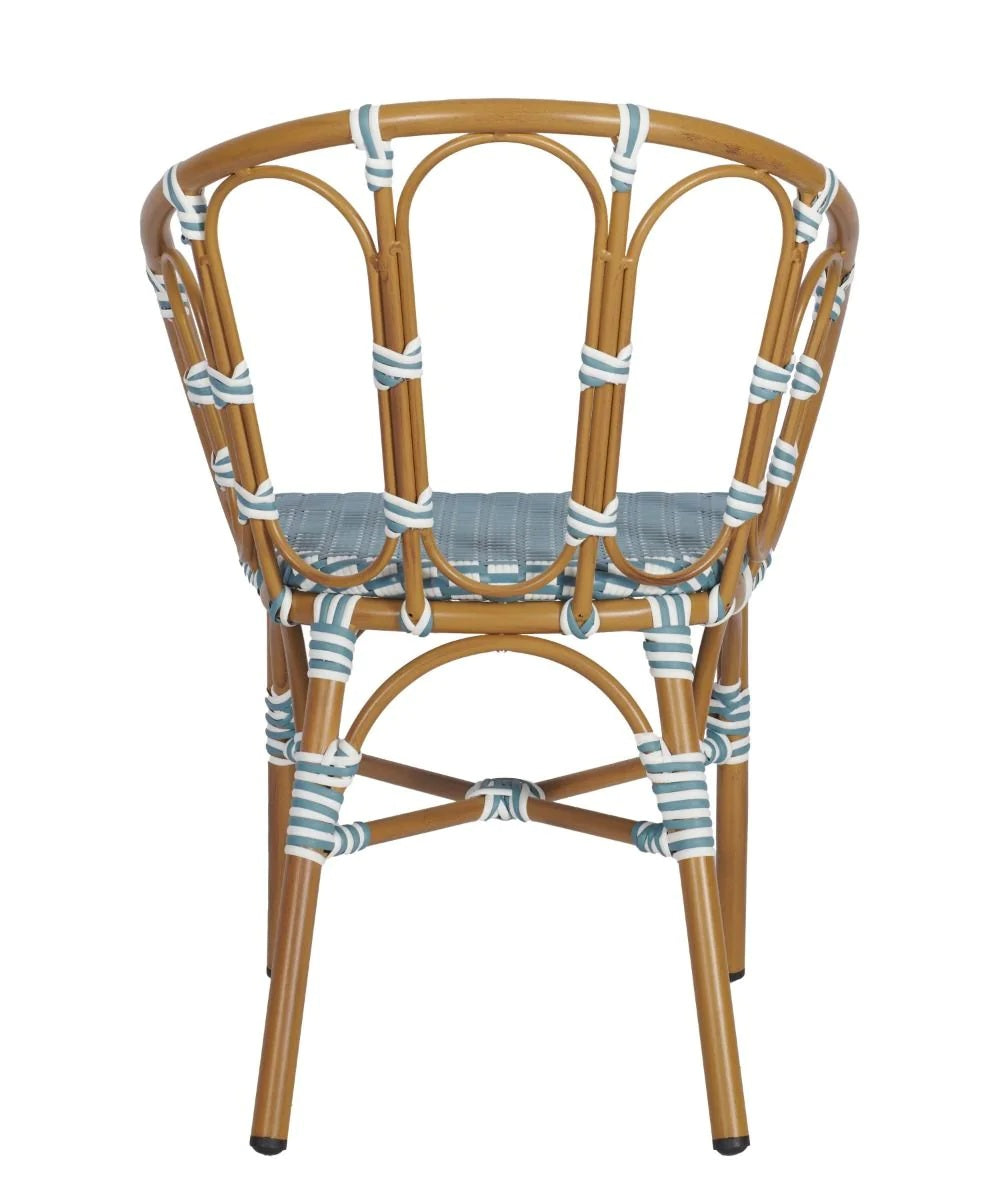 Bordeaux Armchair - Bordeaux Armchair (Blue & White) - view 4