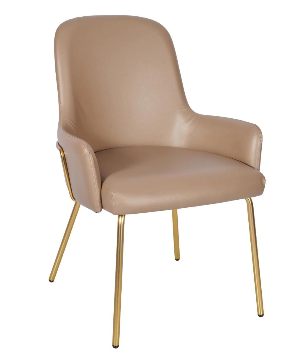 Camden Tube Frame Side Chair - Camden Side Chair Tube Frame (Brass) - view 1