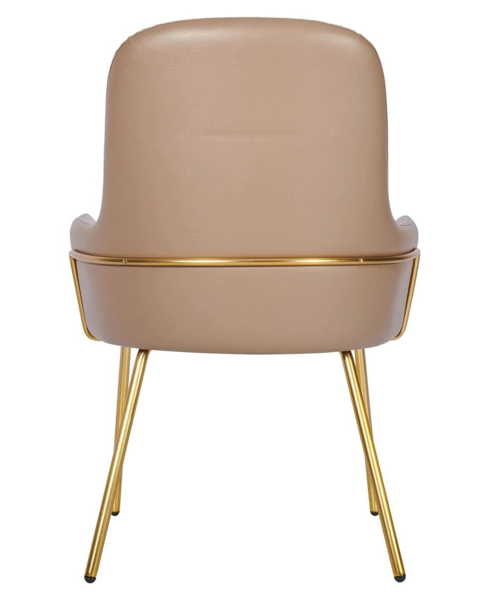 Camden Tube Frame Side Chair - Camden Side Chair Tube Frame (Brass) - view 4