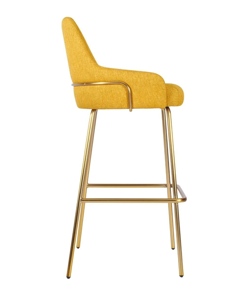 Camden Tube Frame High Stool - Camden High Stool Tube Frame (Brass) - view 3