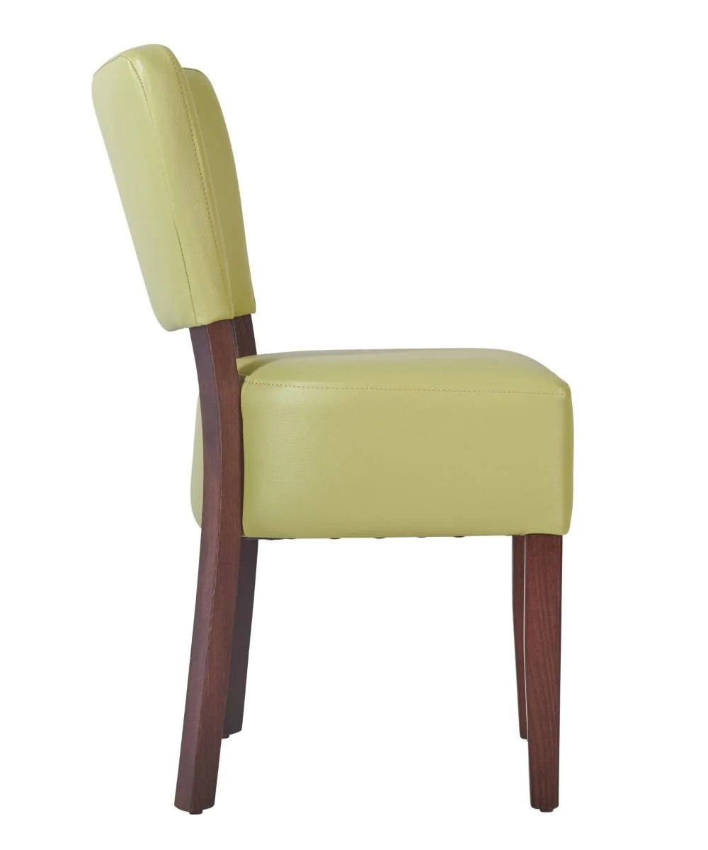 Trent Side Chair - Trent Side Chair UPH - Lime Green - view 4