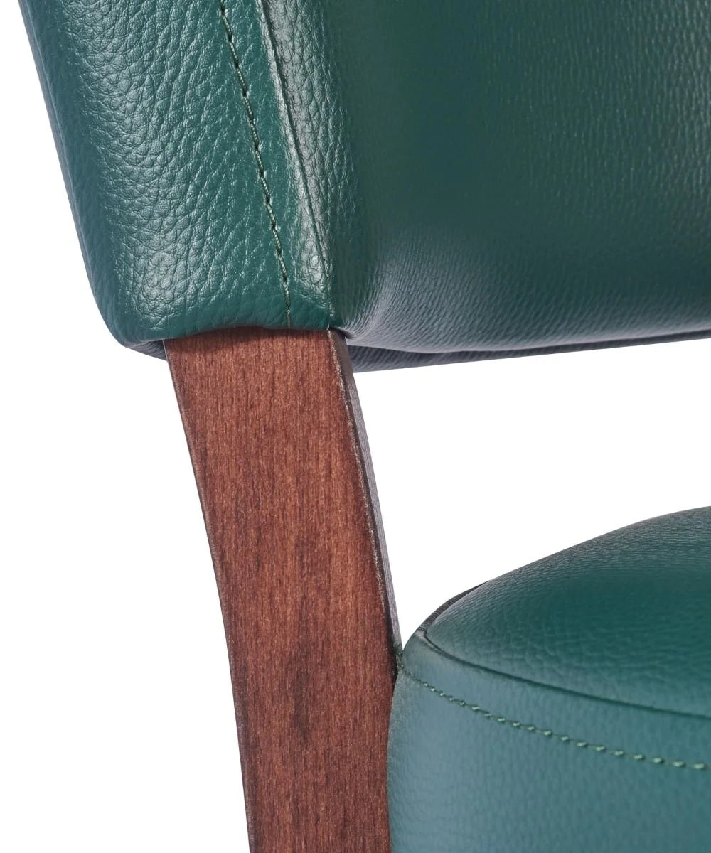 Trent Side Chair - Trent Side Chair UPH - Moss Green - view 5