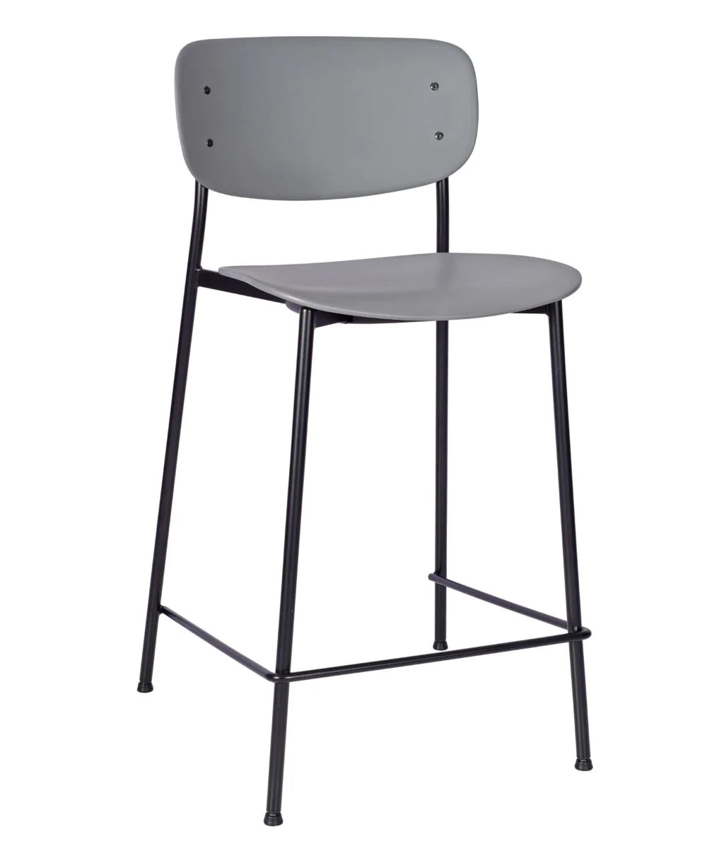Greenwich Mid-Height Stool - Greenwich Mid Height Stool - Grey - view 1