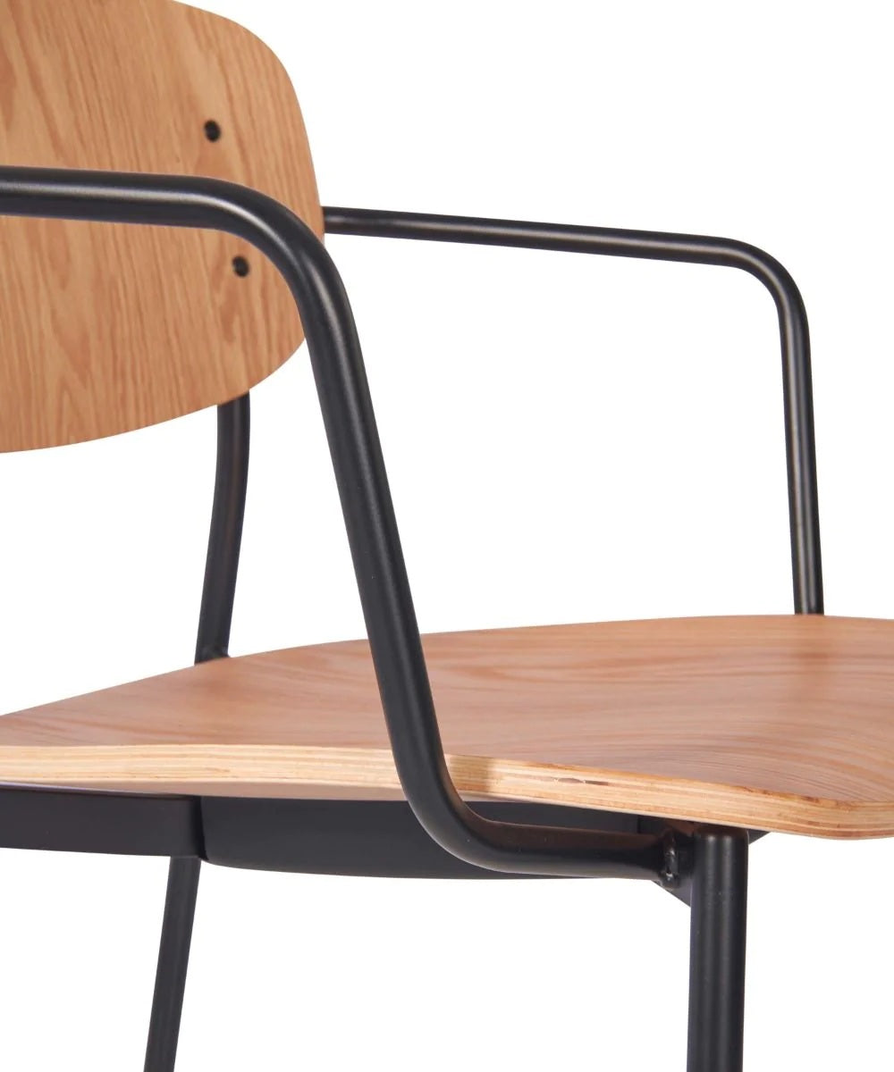 Greenwich Armchair - Greenwich Armchair - Oak Plywood - view 5