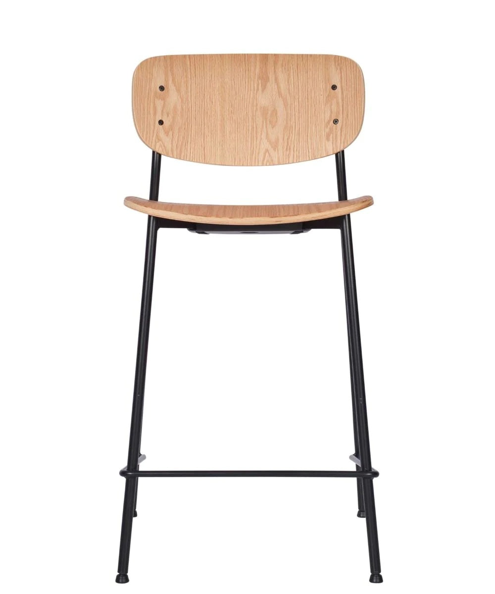 Greenwich Mid-Height Stool - Greenwich Mid Height Stool - Oak Plywood - view 2