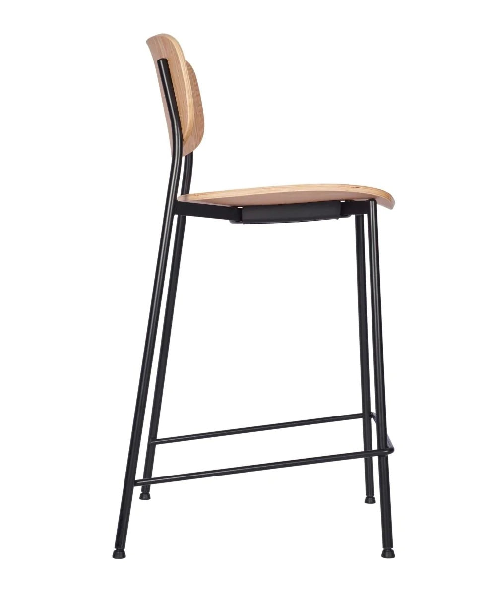 Greenwich Mid-Height Stool - Greenwich Mid Height Stool - Oak Plywood - view 3