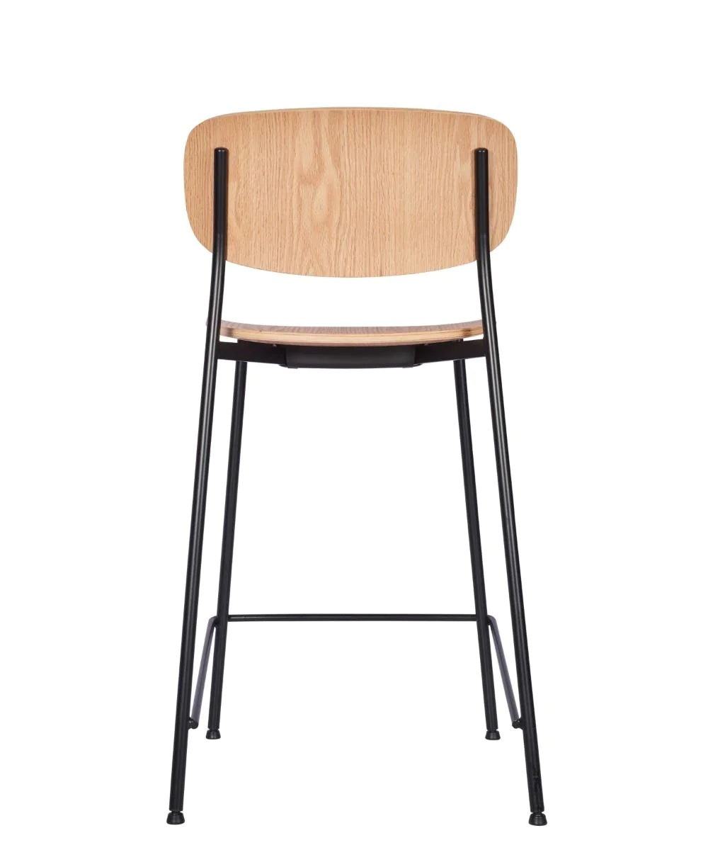 Greenwich Mid-Height Stool - Greenwich Mid Height Stool - Oak Plywood - view 4