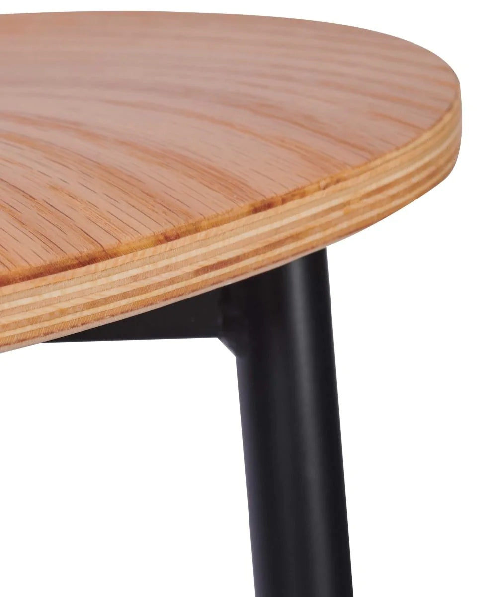 Greenwich Mid-Height Stool - Greenwich Mid Height Stool - Oak Plywood - view 5