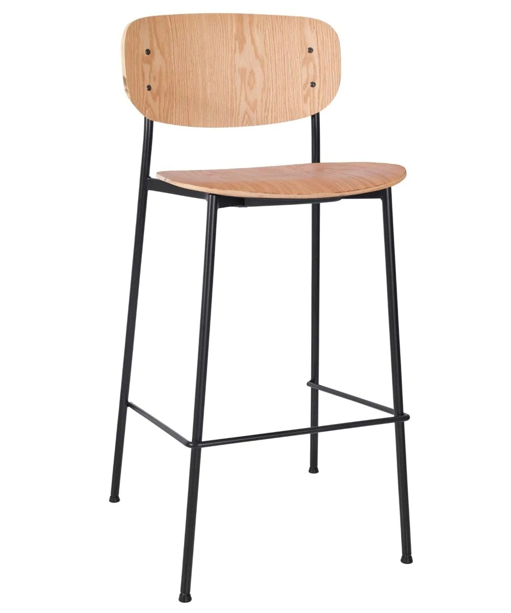Greenwich High Stool - Greenwich High Stool - Oak Plywood - view 1