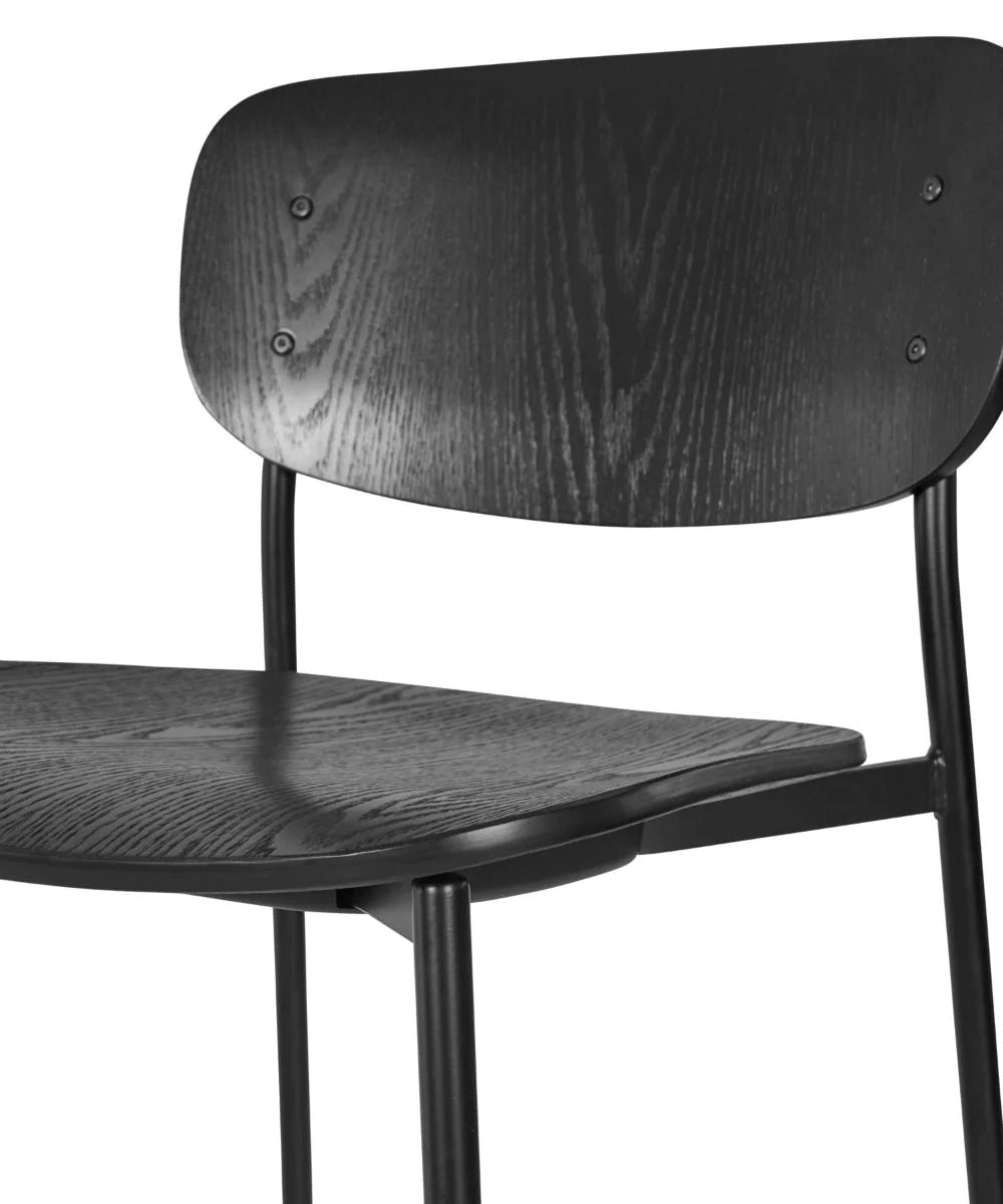 Greenwich High Stool - Greenwich High Stool - Black Plywood - view 5