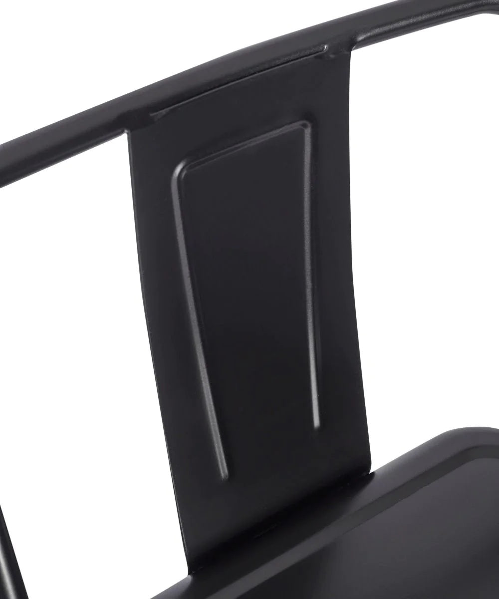 Paris High Stool With Back Black - Paris High Stool With Back (EPC Black) - view 5