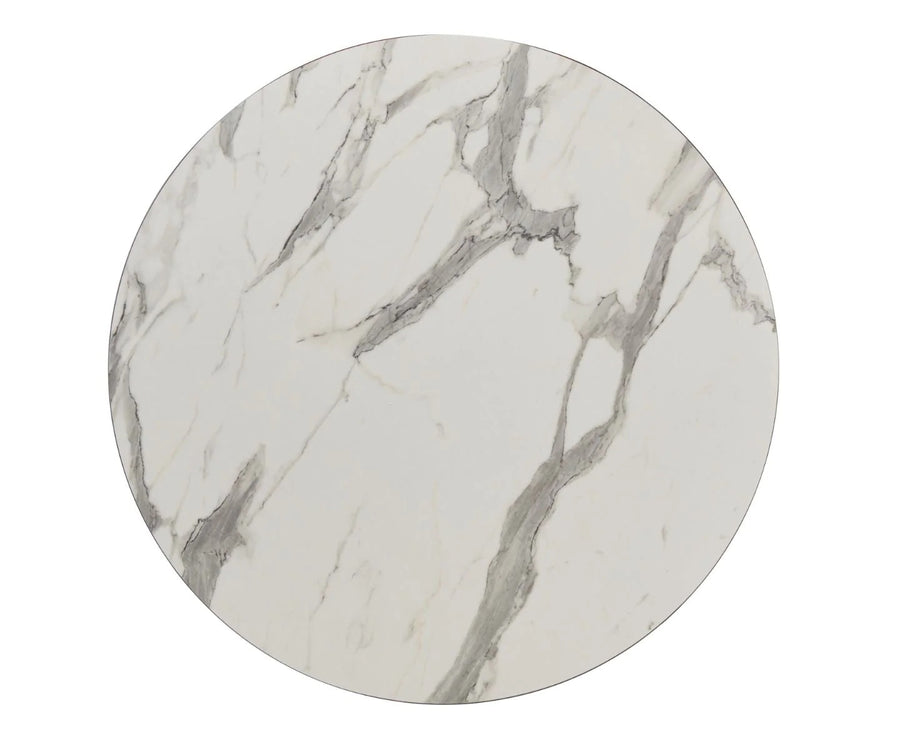Compact Top With Groove Fixing – R60 - Compact Top with Groove Fixing RD60 - White Marble - view 1