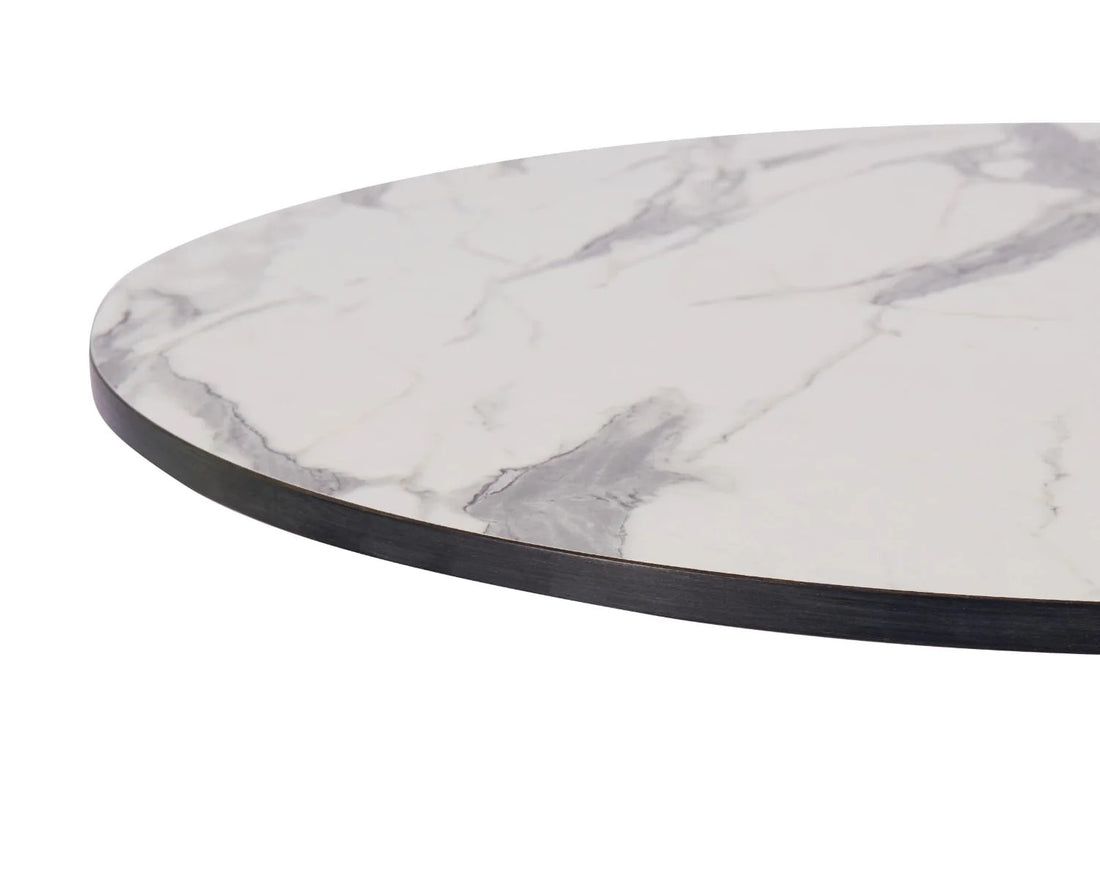 Compact Top With Groove Fixing – R60 - Compact Top with Groove Fixing RD60 - White Marble - view 2
