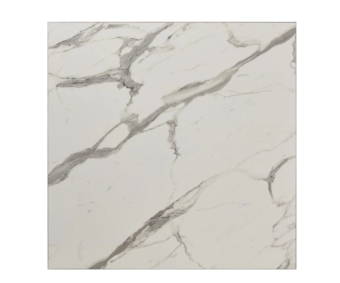 Compact Top With Groove Fixing – Sq60 - Compact Top with Groove Fixing SQ60 -White Marble - view 1