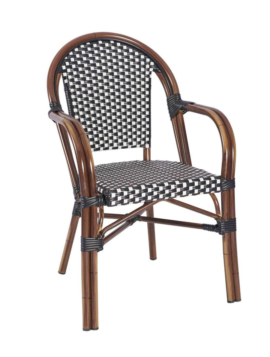 Ruby Armchair - Black & White